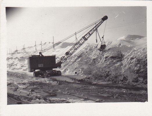 Construction of Narva Hydroelectric Power Station