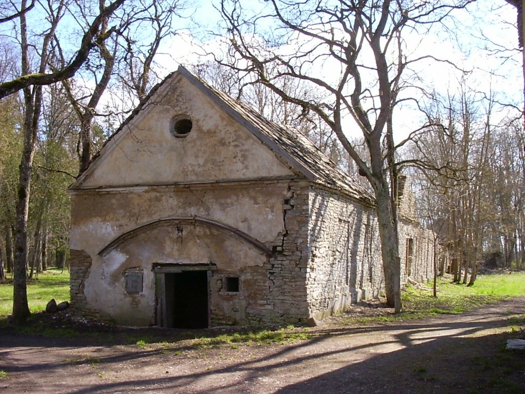 Ruins of the main building of Vanamõisa Manor