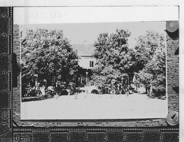 Vanamõisa (Altenhof), uus härrastemaja aia poolt. Haljala khk