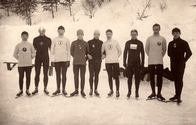 Rahvusvahelistest kiiruisutamisvõistlustest osavõtjad  duplicate photo