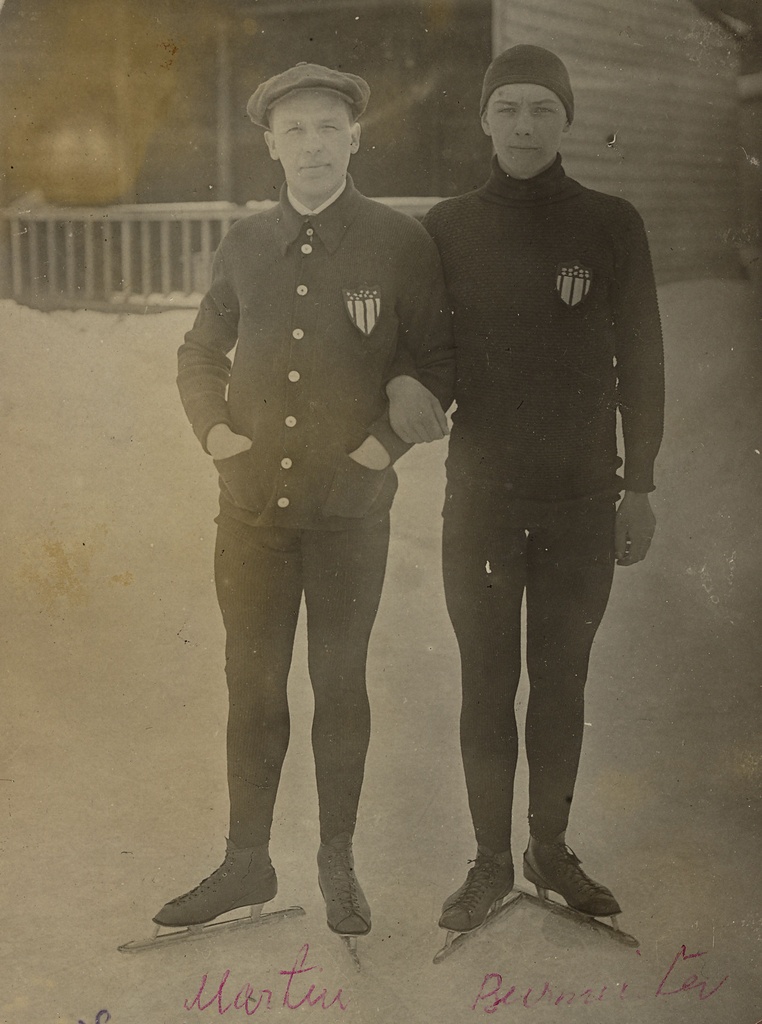 Kalevi kiiruisutajad Johan Martin ja Christfried Burmeister