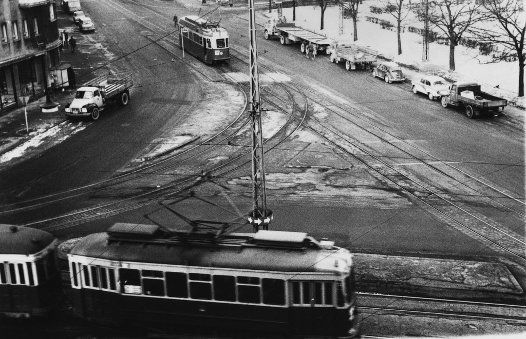 Rail transport at the crossing of Hameentien and Sturenkadu.