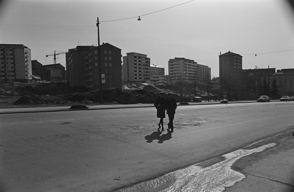 View from the beginning of Sturenkadu in the spring sun