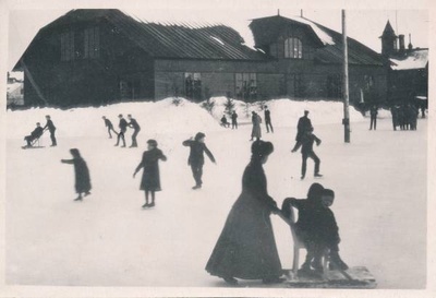 Tartu Eesti Põllumeeste Selts, liuväli seltsi aias. 1908-1910  duplicate photo