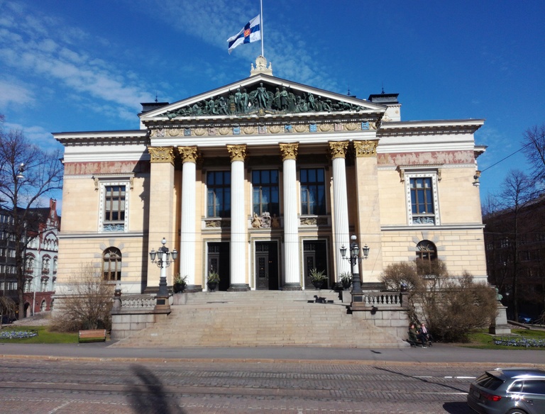 Säätytalo, Nikolainkatu (= Snellmaninkatu) 9 - 11. rephoto