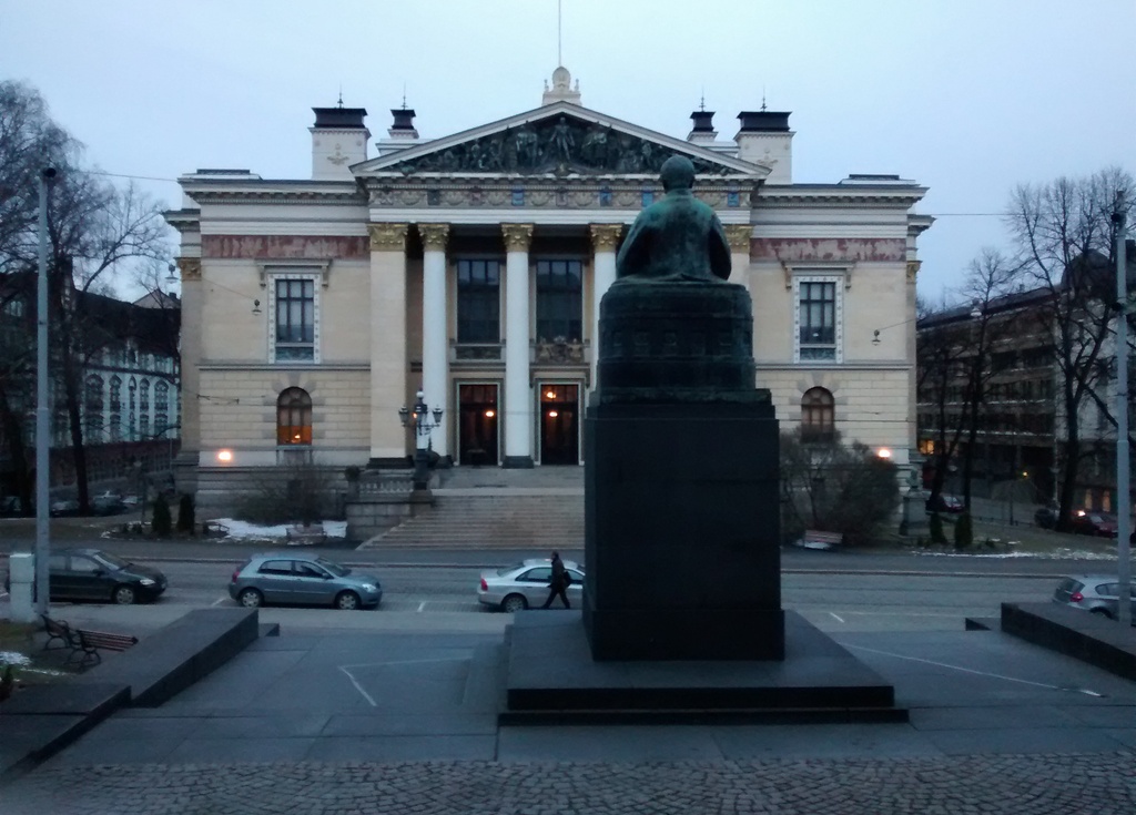 Ständerhuset vid Snellmansgatan. (1890-1910) rephoto