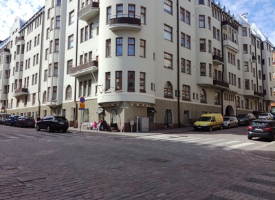 Konstantininkatu (=Meritullinkatu) 26. Liisankatu 9a, 9b, 11. rephoto