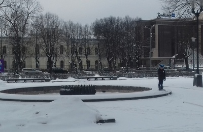 Riia. Purskkaev pargis. rephoto