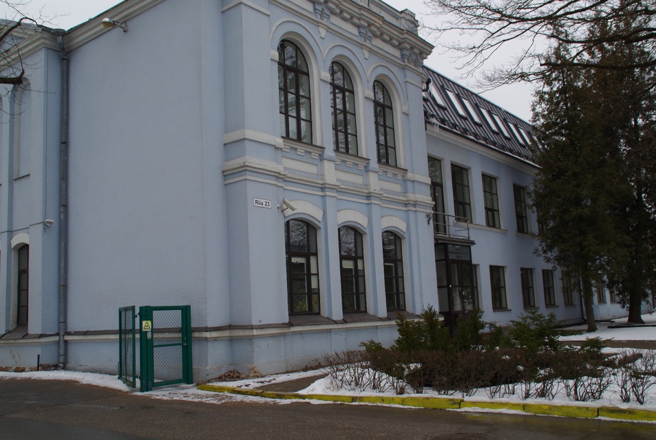 Tartu. Building of the military teaching cathedral of the University of Tartu Riga t. 23 rephoto