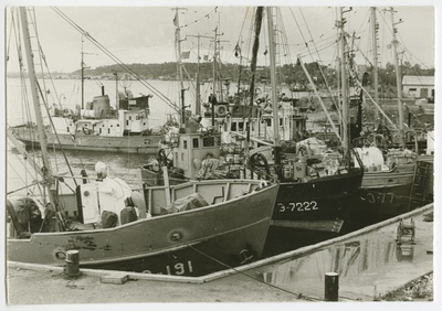 Kalalaevad kalurikolhoosi "Oktjabr" sadamas Narva-Jõesuus  similar photo