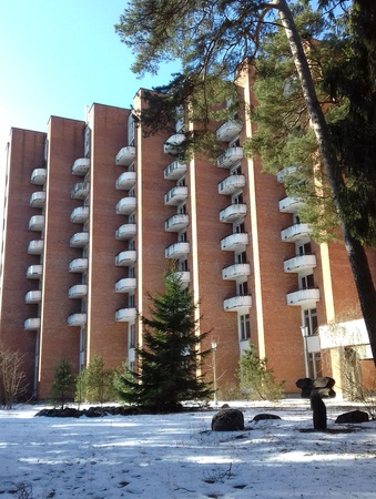Narva-Jõesuu. Sanatoorium Põhjarannik rephoto