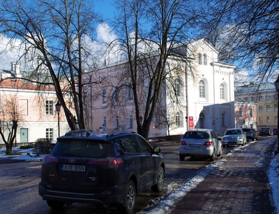Ülikooli kirik Jakobi tänaval. Tartu, 1880-1890. rephoto