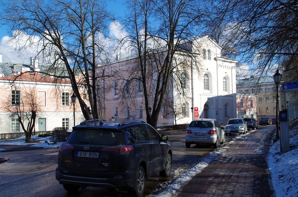 Ülikooli kirik Jakobi tänaval. Tartu, 1880-1890. rephoto