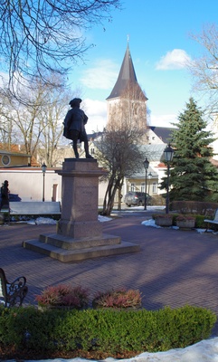 Mälestusmärk: Gustav II Adolf. Tartu, 1930-1940. rephoto