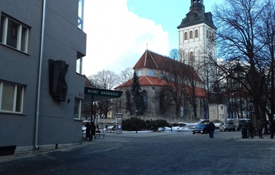 Tallinn. Niguliste Church rephoto