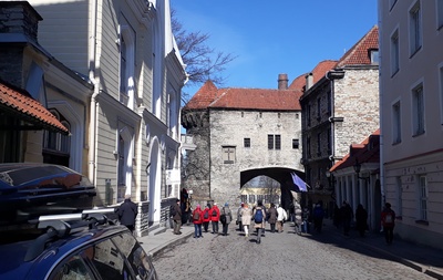 Tallinn. Big Beach Gate rephoto