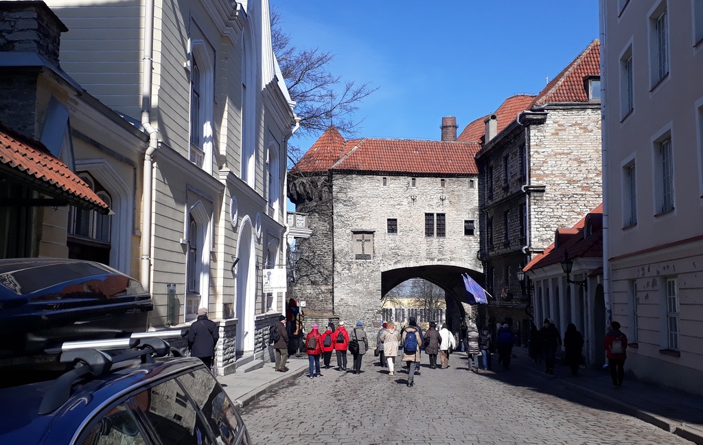 Tallinn. Big Beach Gate rephoto