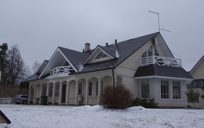 Värska vana vesimudaravila enne rekonstrueerimist, eestvaade rephoto