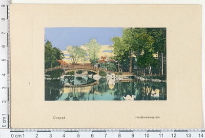 Dorpat, garden of handicrafts  duplicate photo