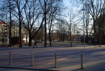 Tartu linnavaade. Kaubahoovi varemed. 1944.a. rephoto