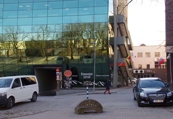 Varemed: hotell London. Paremal Võidu (end Promenaadi t). Tartu, 1941-1944. rephoto