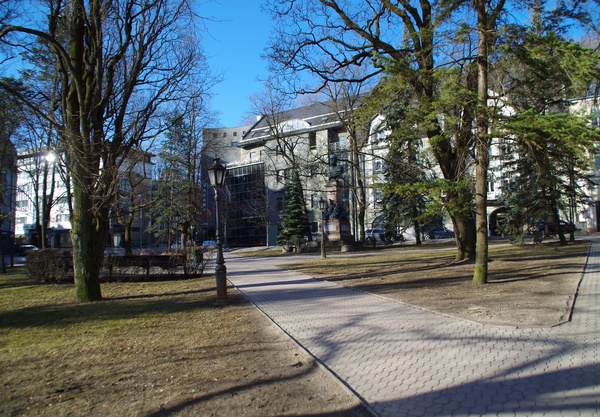 Tartu linnavaade. Barclay de Tolly plats. 20. sajandi algus. rephoto