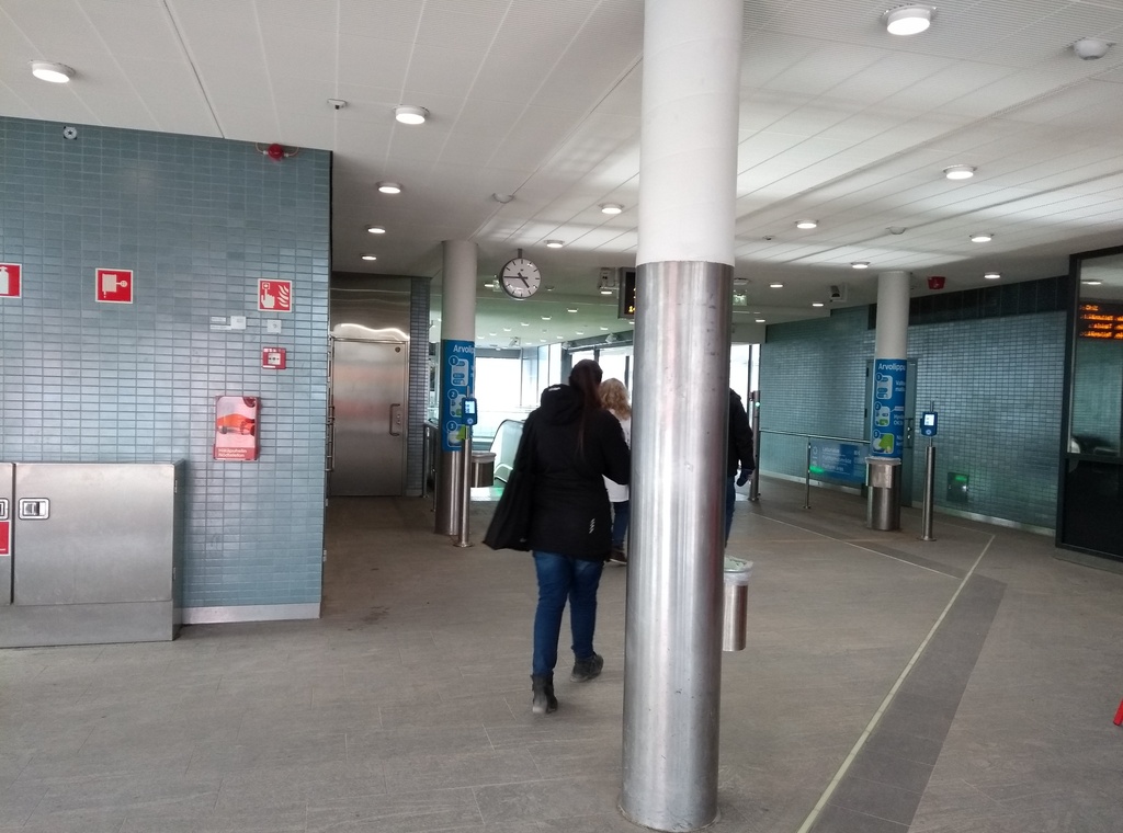 Myllypuro metro station. rephoto