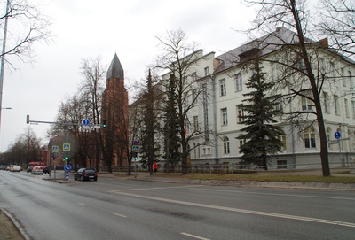 Tartu, Paulus Church and Real School rephoto