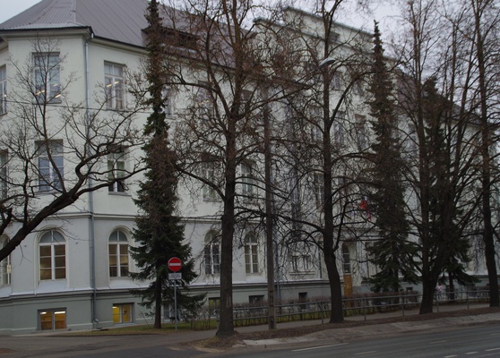Puškini-named Gymnasium of Titus in Tartu, Riga t. rephoto