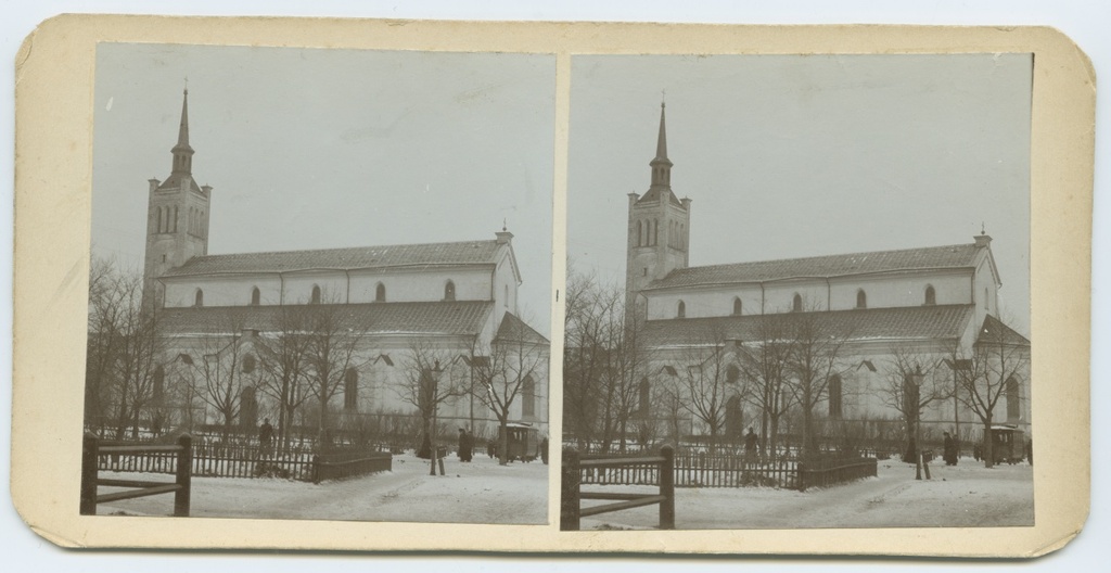 Tallinn, Jaani kirik, vaade Jaani tänavalt (Pärnu maanteelt).