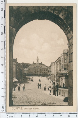 Dorpat, big market  duplicate photo
