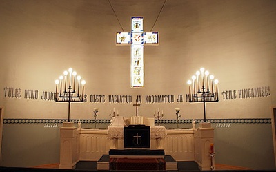 Tartu Pauluse kirik, altar. 1931. rephoto