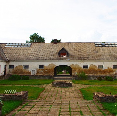 Padise keskuse hoov, vaade. Arhitekt Siiri Kasemets rephoto