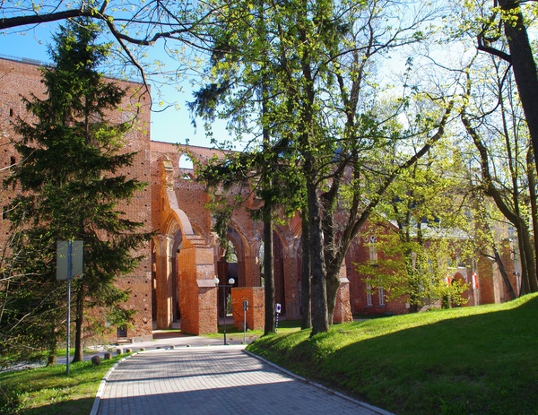 Toomkirik, lõunapoolne külg. Tartu, 1880-1890. rephoto
