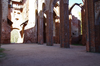 Ruins of Tartu Toomkirik rephoto