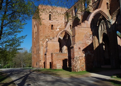 Toomkiriku varemed, välisvaade rephoto