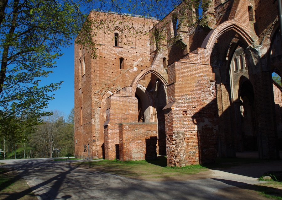 Toomkiriku varemed, välisvaade rephoto