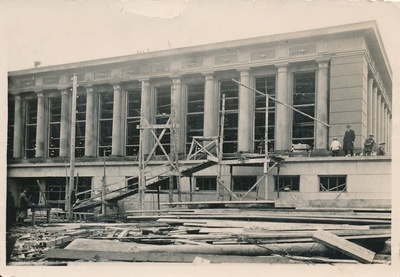 Tartu turuhoone ehitamine, 1936.  duplicate photo
