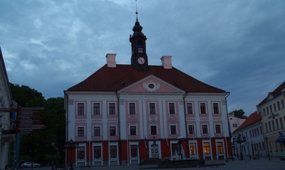 Tartu Raekoja Square and Raekoja, 1930. Photo o. Haidak. rephoto