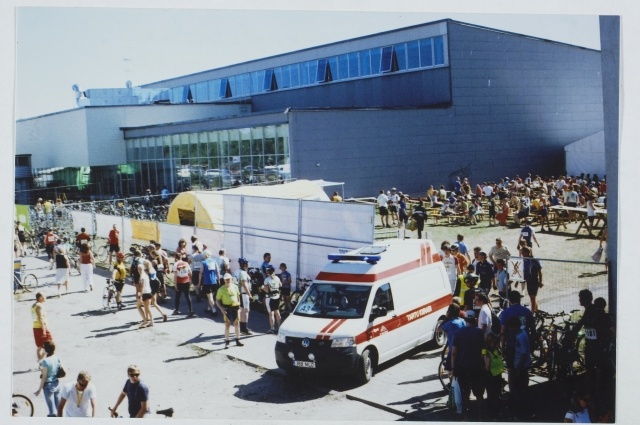 Tartu Rattaralli 2009, toitlustuskeskus Veekeskuse ja spordihoone vahel