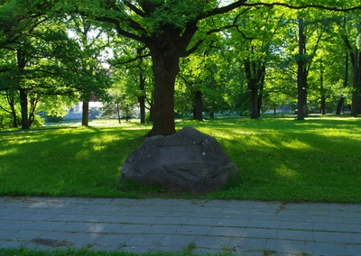 Forseliuse stone in Tartu. rephoto