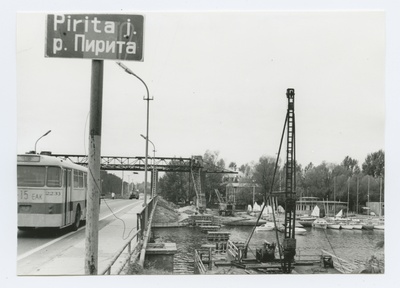Tallinn. Pirita silla ehitus  duplicate photo