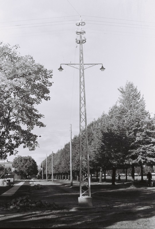 Fotonegatiiv. Pärnu elektrijaamaga seotud fotod