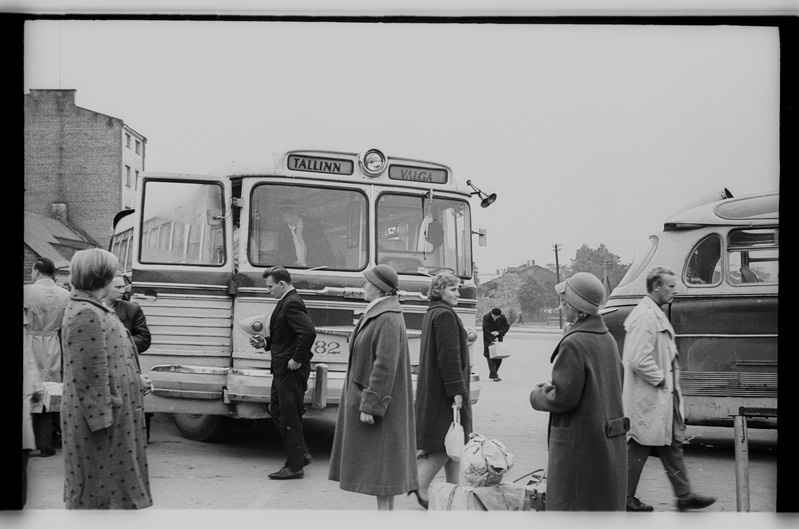 Tallinn-Valga buss Tallinna autobussijaamas