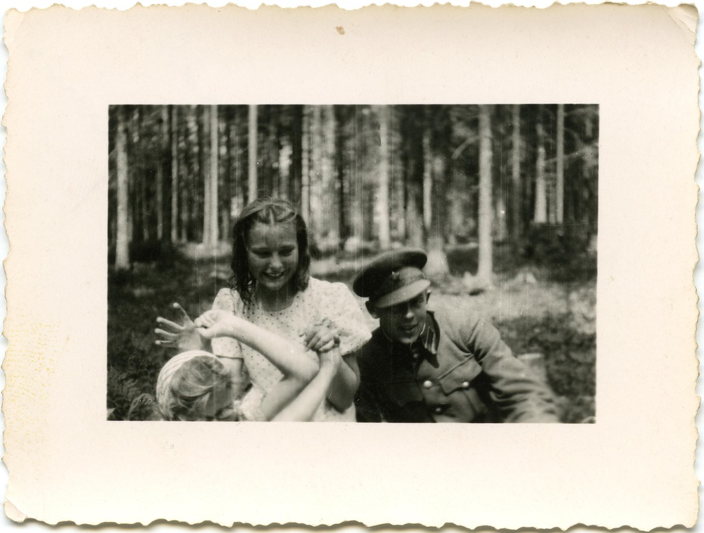 Sidepataljoni sõdurid, Kärknal, Tartumaal, 1941. a. juunis.