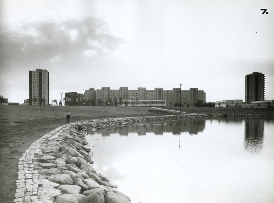 Väike- Õismäe residential district, view over the tigi