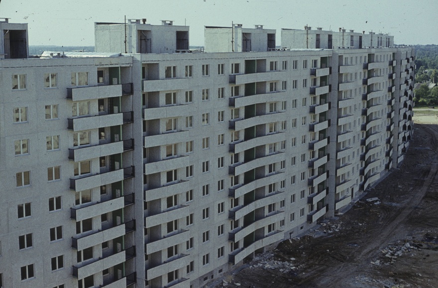 Väike- Õismäe, view of the building in the construction stage