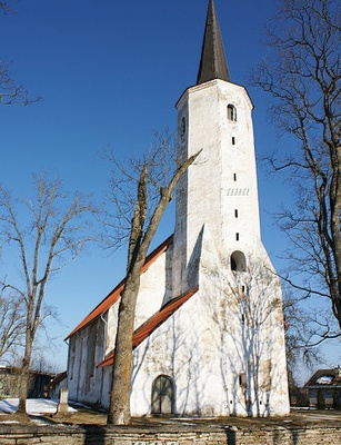 Haljala kirik, tornivaade. rephoto