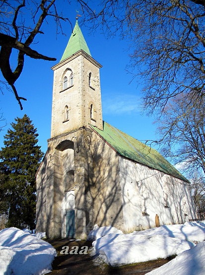 Kirbla Nigula kirik, vaade hoonele edelast rephoto