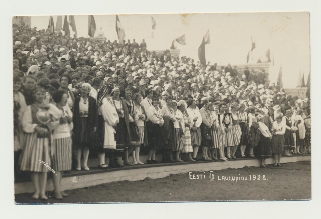 Estonian IX song festival in 1928